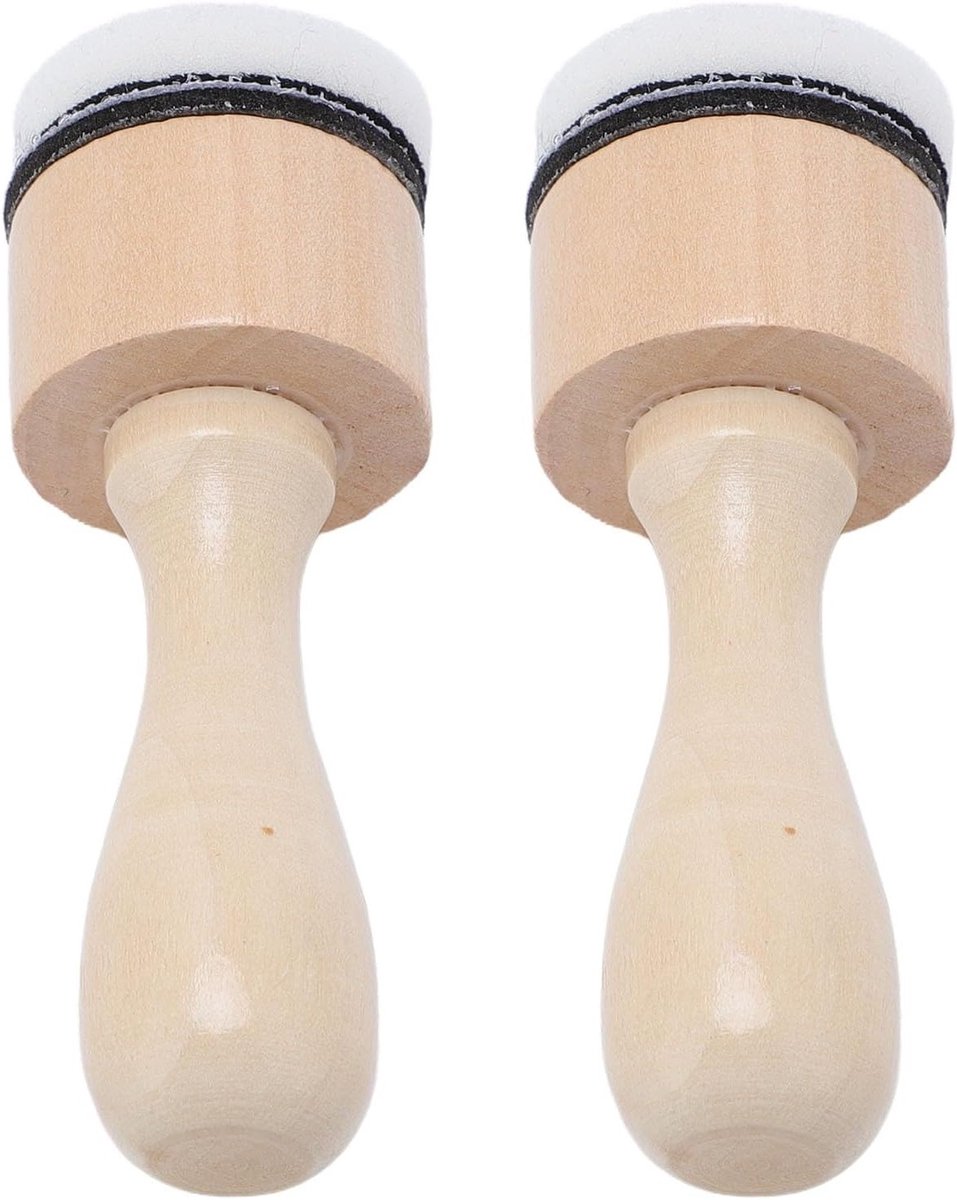 Nail Art Stempelset met 2 Stuks, Handige Reinigingstabletten en Houten Grip, Ideaal voor Manicures en Nail Art Creaties