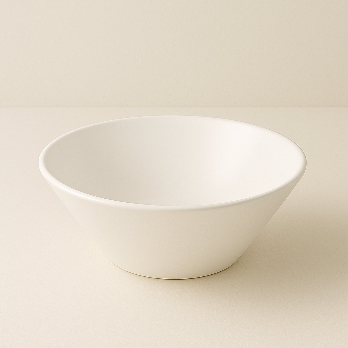 AquaVik Waskom Rund Keramiek 42x15 cm Glans Wit