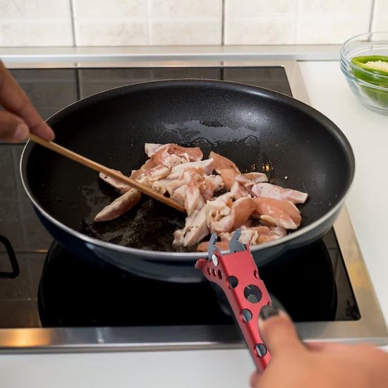 Lichte en duurzame panheffer voor camping, ideaal voor pannen en kommen, ergonomisch handvat — afbeelding 4