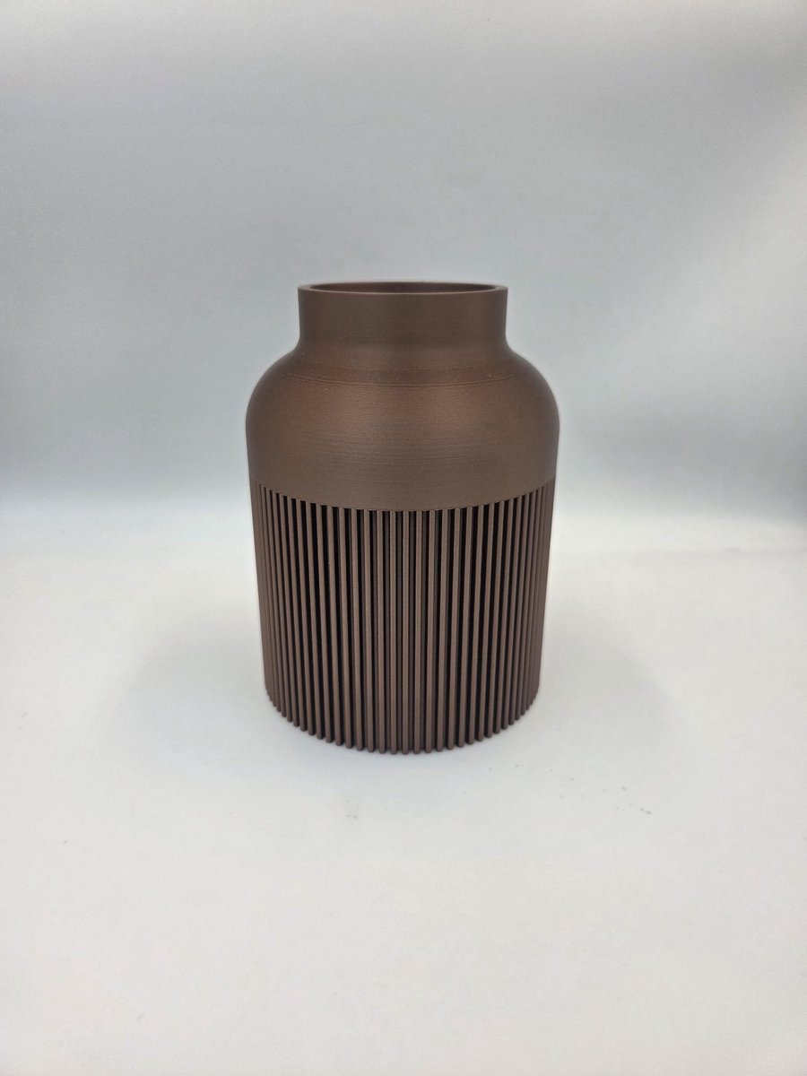 Care3D Vaas - 3D - 16cm - Metallic koperbruin 13800