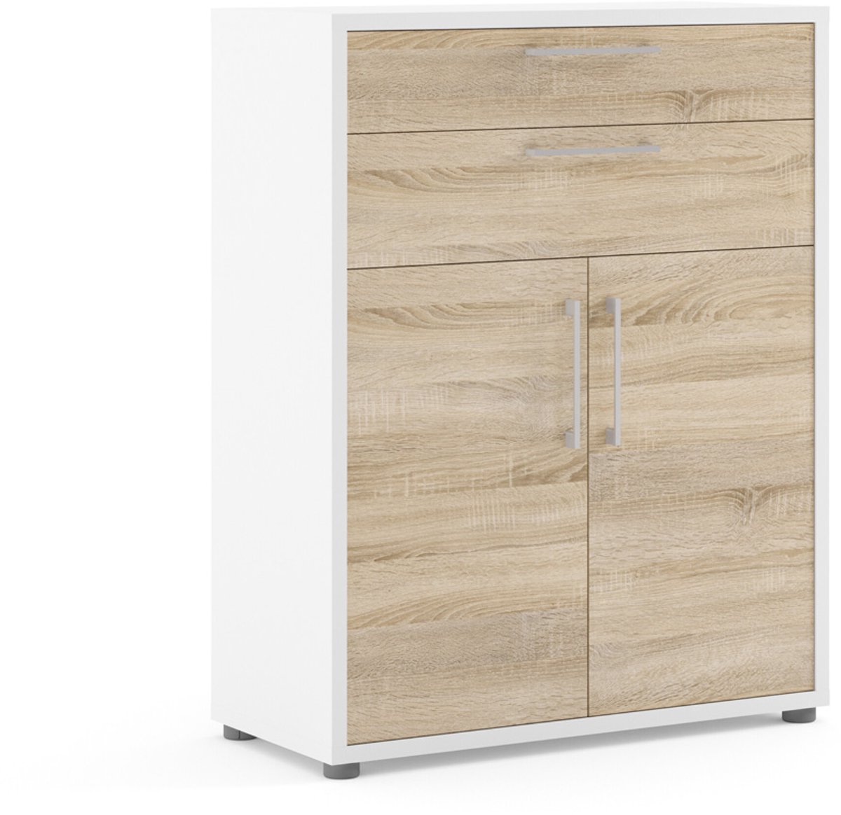Giga Living Boekenkast Prima - Wit - 90x110x45cm