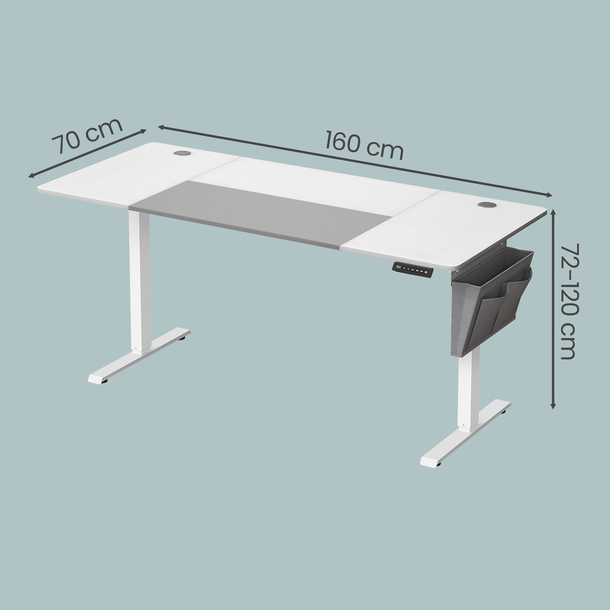 SONGMICS - Zit Sta Bureau - Verstelbaar thumbnail 3