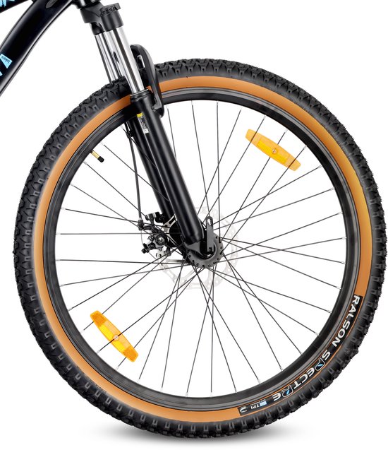 VERDANT SHRED Mountainbike 27.5", MTB-fiets voor dames en heren, fiets 27.5 inch - aluminium frame, schijfremmen, 7 versnellingen - Zwart van Verdant — afbeelding 5