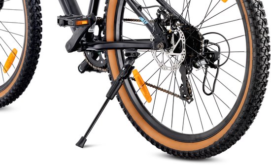 VERDANT SHRED Mountainbike 27.5", MTB-fiets voor dames en heren, fiets 27.5 inch - aluminium frame, schijfremmen, 7 versnellingen - Zwart van Verdant — afbeelding 4