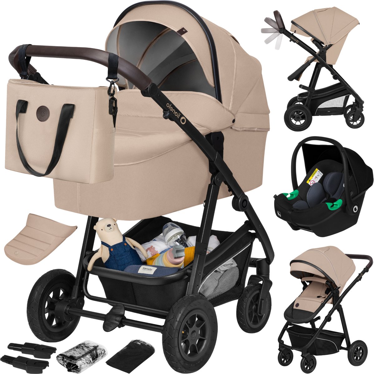 Lionelo Bianka - Kinderwagen 3 in 1 - Lionelo - €284,99