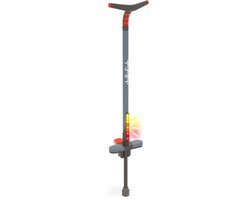 Chillafish Pogo Stick Glow vanaf 9 jaar tot 70kg met LED verlichting - Oranje - Stunt Pogostick voor jongens en meisjes - Springstok met soft touch handgreep en extra sterke veer - Model Poogi Teen