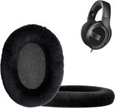 kwmobile 2x fluwelen oorkussens geschikt voor Sennheiser HD 559 / 569 / 599 koptelefoons - Kussens voor over-ear-koptelefoon in zwart