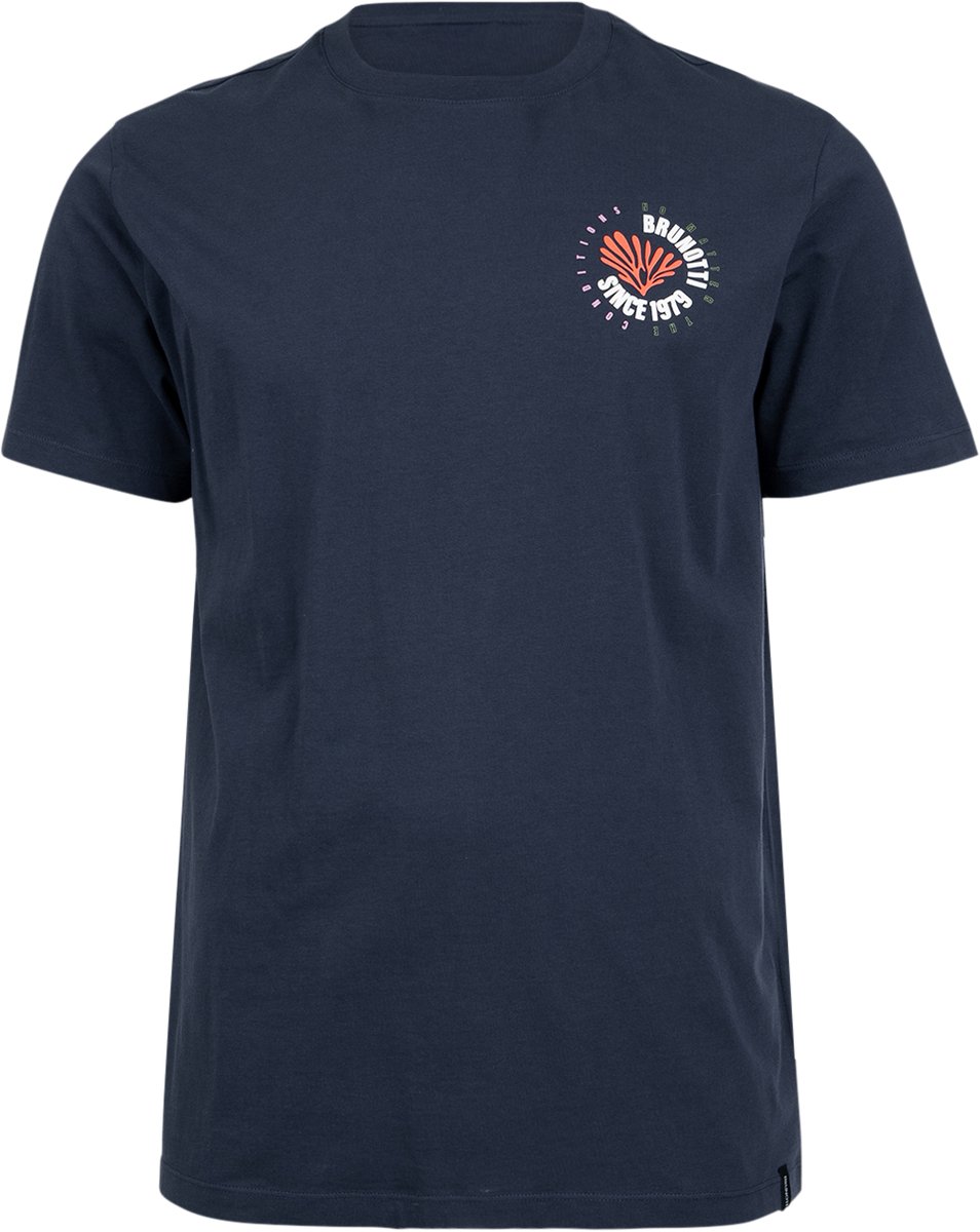 Brunotti Craigly T-Shirt Indigo 100% Katoen Regular Fit L Blauw