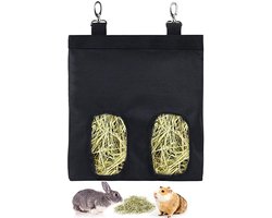 Hooiruif Knaagdieren - Konijn Hooivoerzak - kleine Hooruif Konijn - Hooruif Cavia - Hooizak - Hooitas - Hooinet - Hooihouder - Hooiruif Met Haakjes - Hooidispenser knaagdier - Hooivoeren voor Konijnen, Cavia's - Voorkomt Verspilling van Hooi - 1 Stuk