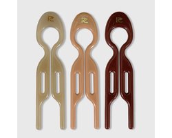 Top 10 Haarsieraden 2026: PinClip Brown Essence Set van 3