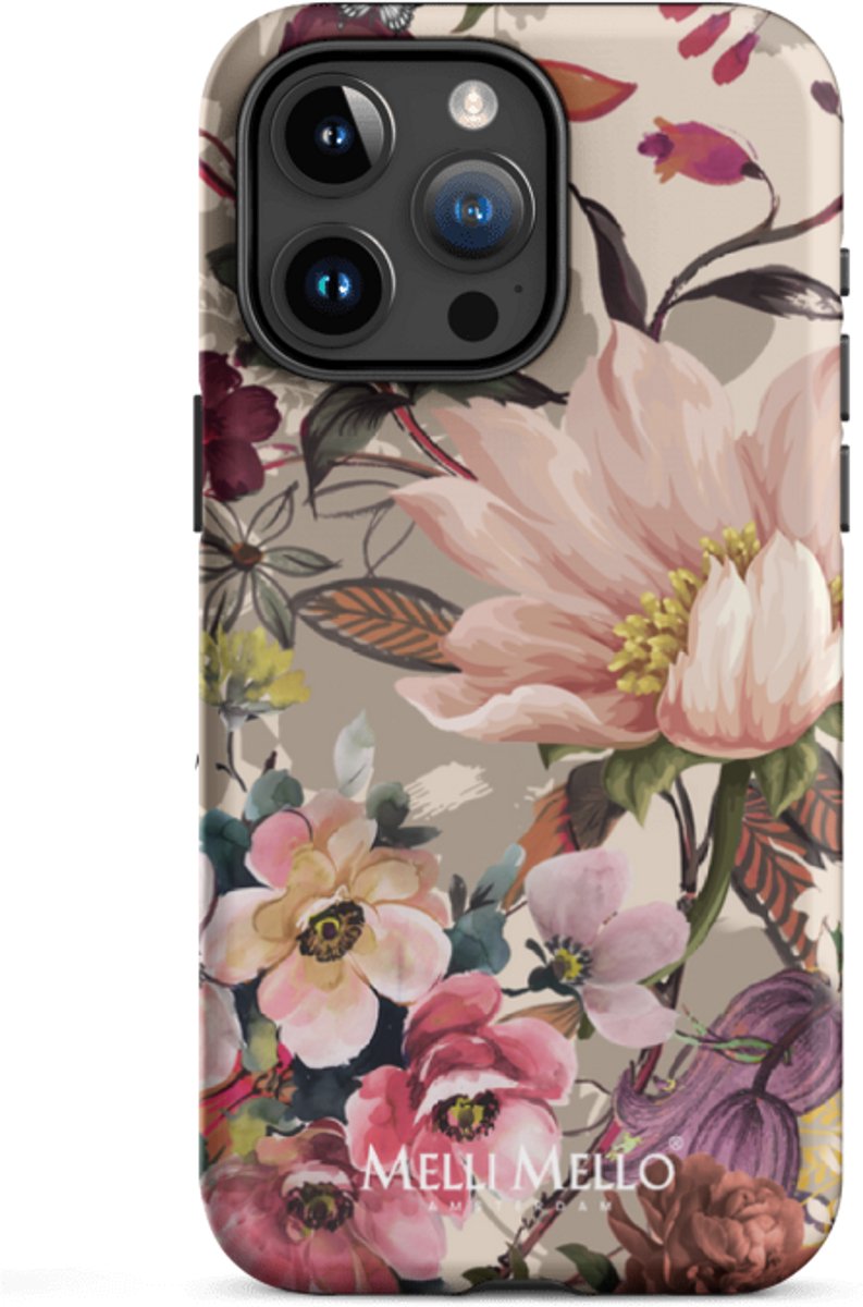 Melli Mello Telefoonhoesje Vintage Palm (Tough Case) - Apple iPhone 15 Pro Max
