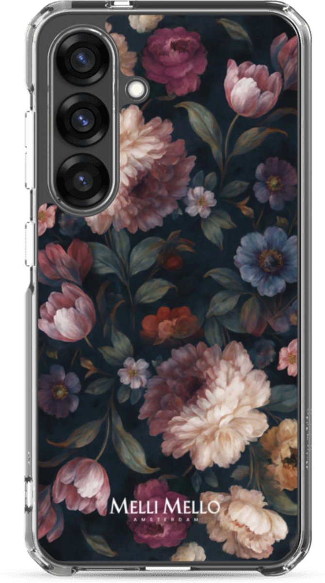 Melli Mello Telefoonhoesje Noir Bloom (Soft case) - Samsung Galaxy S25