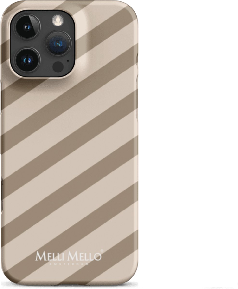Melli Mello Telefoonhoesje Sand Stripe (Hard Case) - Apple iPhone 16 Pro Max