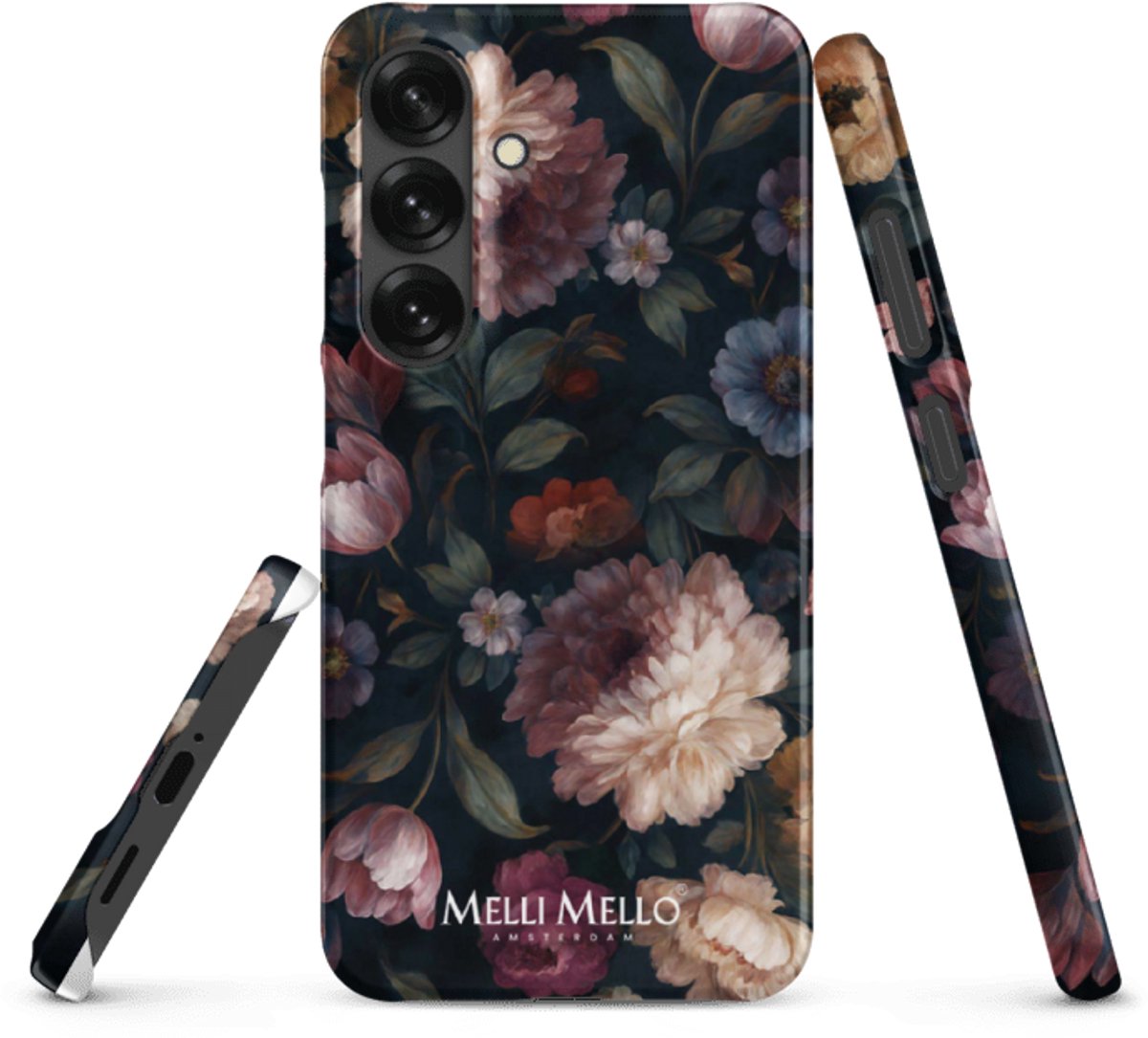 Melli Mello Telefoonhoesje Noir Bloom (Hard Case) - Samsung Galaxy S25