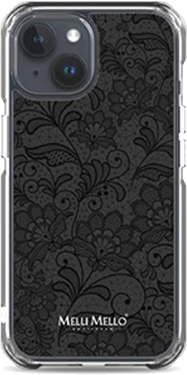Melli Mello Telefoonhoesje Midnight Lace (Soft Case) - Apple iPhone 15