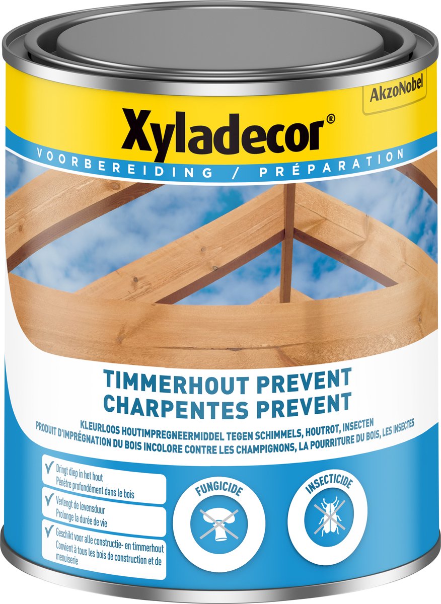 Xyladecor - Timmerhout Prevent - Kleurloos - 0,75 L