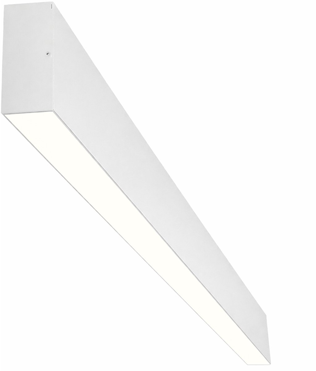 Lineaire LED Hanglamp - Lijnverlichting - Rimo - 48W 5760 lm - Helder/Koud Wit 6000K - 150cm - Wit