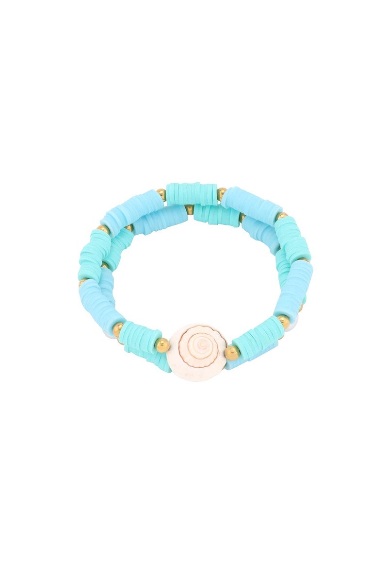 Dubbele schelp armband