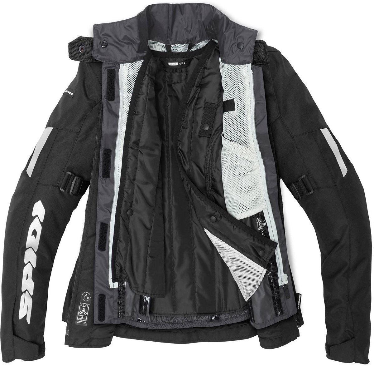 Spidi Crossmaster Lady Jas Zwart - Jas