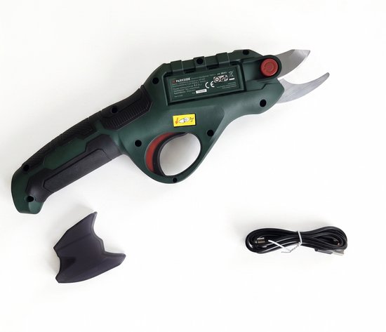 PARKSIDE® Accu-snoeischaar - Max. stamdiameter: Ø 14 mm - Stationair toerental: max. 21000 min⁻¹ - Toebehoren: 1 steeksleutel, 1 mesbeschermhoes, 1 USB-C-laadkabel (* USB-netadapter niet inbegrepen) van Parkside — afbeelding 5