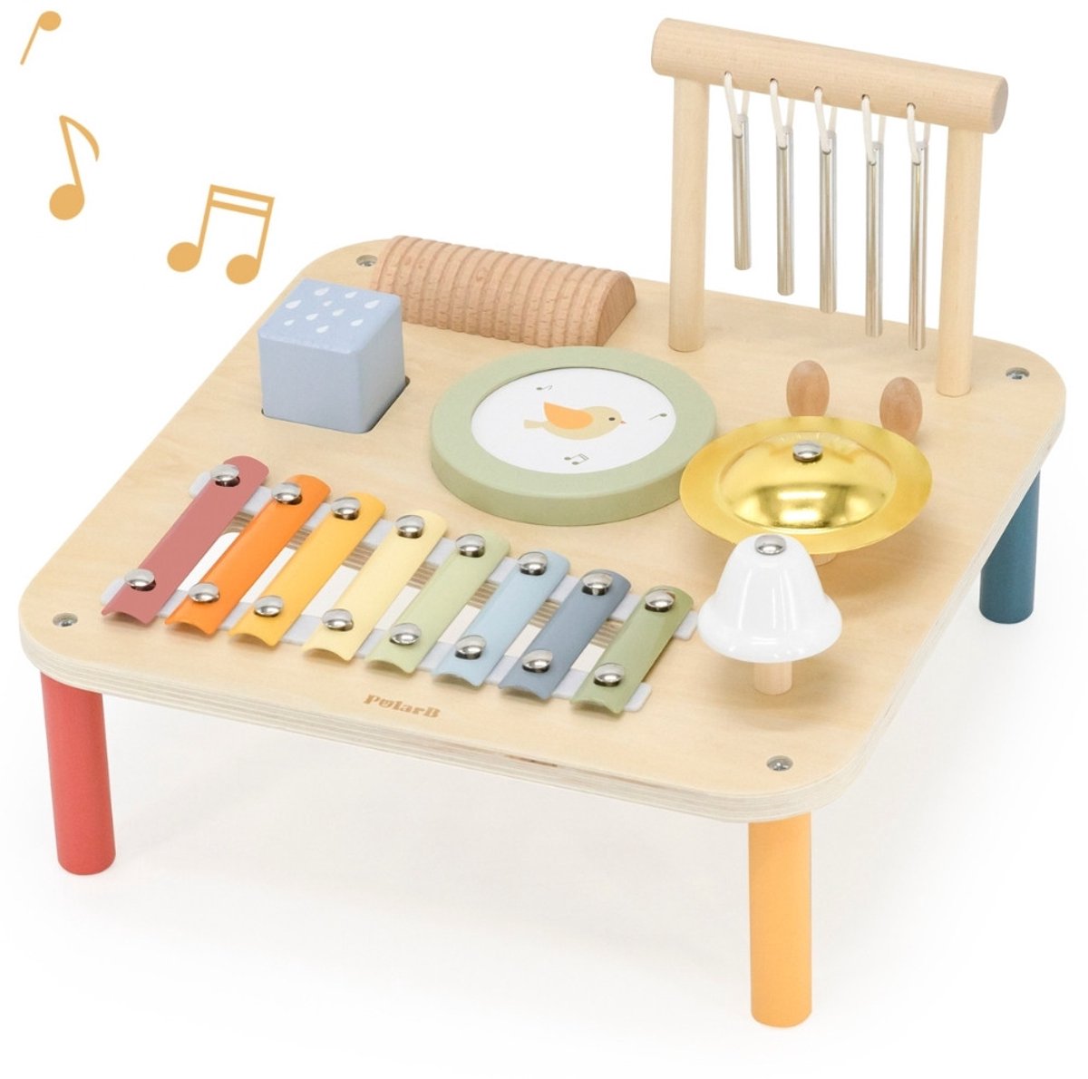 Viga Houten Educatieve Muzikale Zintuiglijke Tafel 7in1 - UNI