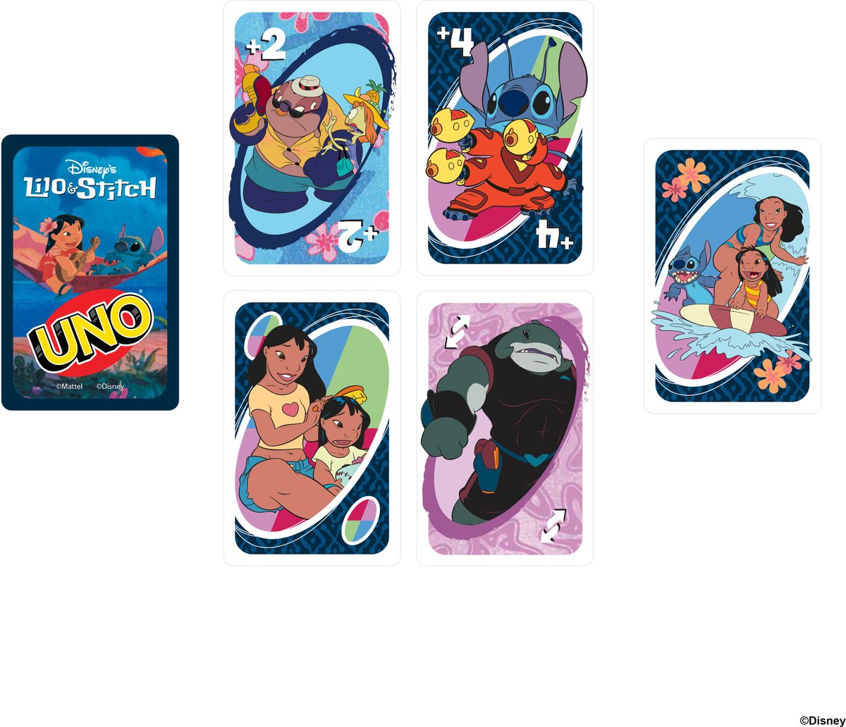 Mattel Games UNO Lilo & Stitch Kaartspel — afbeelding 2