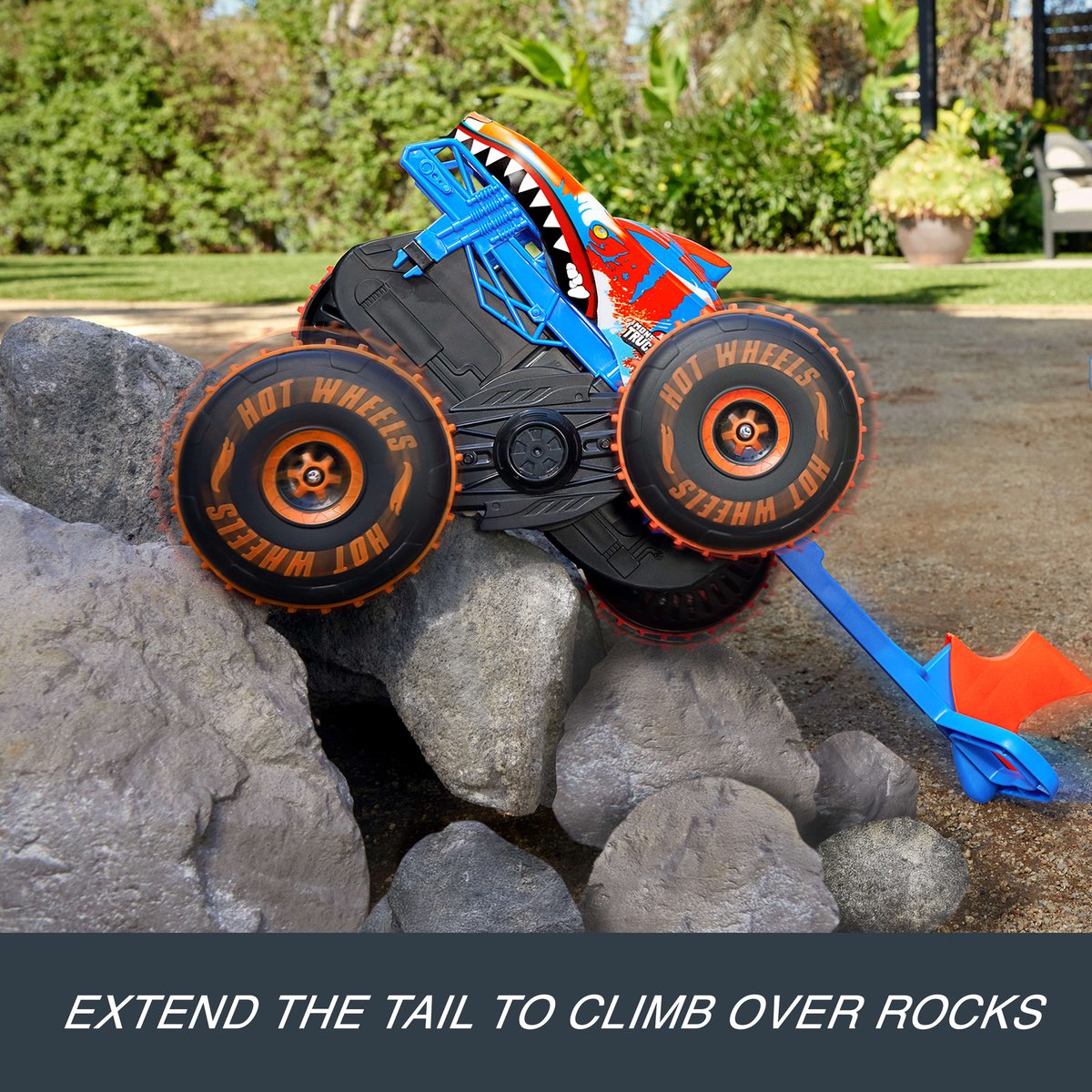 Hot Wheels Monstertrucks Tijgerhaaiklimmer - Voertuig met Afstandsbediening — afbeelding 2
