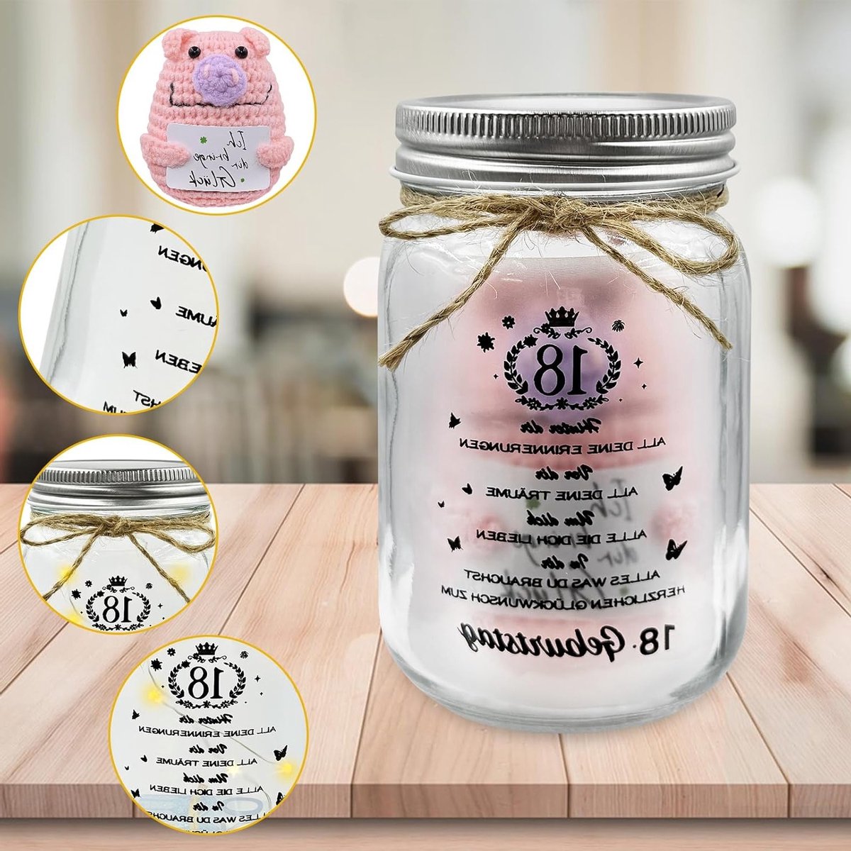Unieke Geldcadeaus voor 18e Verjaardag - LED Fleslamp en Creatieve Geldgeschenken voor Jongens en Meisjes