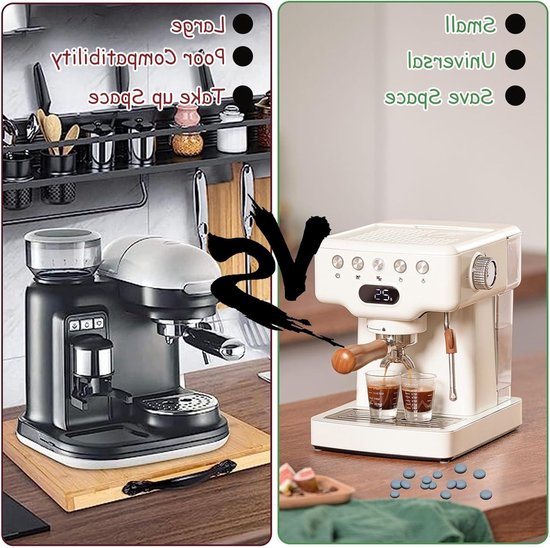 36-delige Zelfklevende Keukenapparaat Slider voor Koffiezetters en Keukenmachines, Ideaal voor Efficiënt Ruimtegebruik en Gemakkelijk Verplaatsen van Merkloos — afbeelding 5