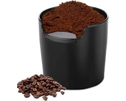 Praktische houder voor het verzamelen van koffiedik, espresso knock box en zeefhouder, ideaal voor barista's en koffieliefhebbers