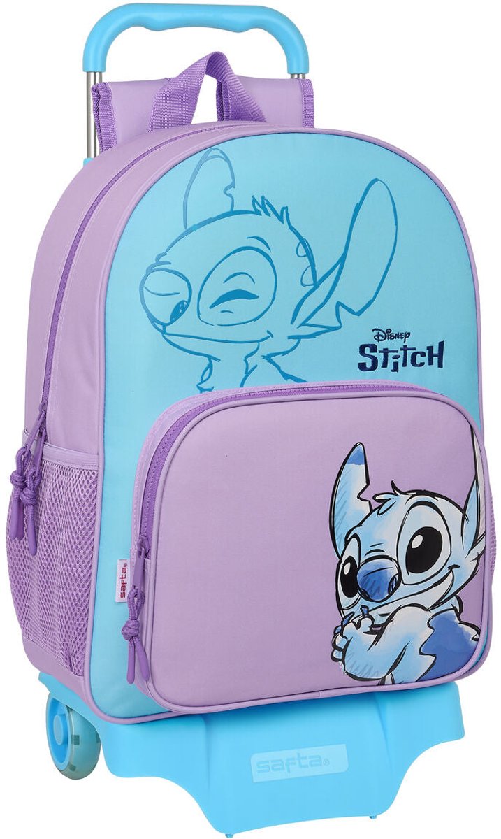 Safta Stitch Sweet Rugzak Met Wielen Blauw,Paars Kinderen