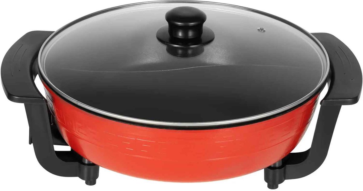 Casa Living Elektrische Hete Pot - Multifunctionele Kookpan - 6L Capaciteit - 5 Temperatuurstanden - 1360W Vermogen - Antiaanbaklaag