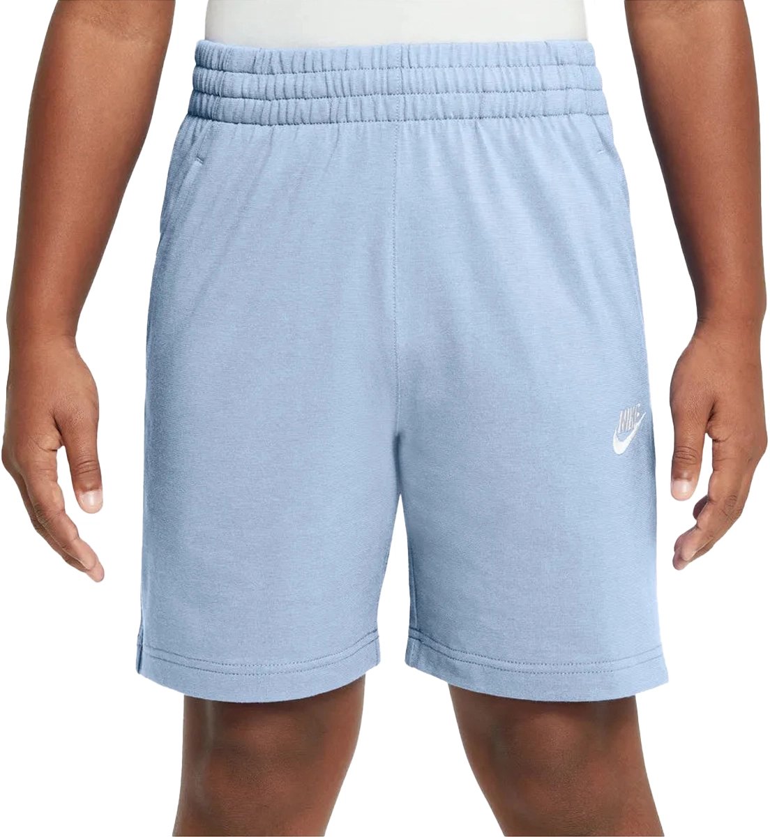 Nike club knit 6in short in de kleur . Blauw