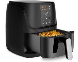 RUX® Mini airfryer - Airfryer - Airfryer klein - Zwart - ‎40cm x 33cm x 33cm