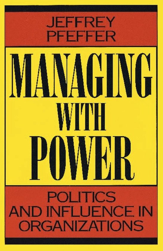 Omslag van Managing with Power