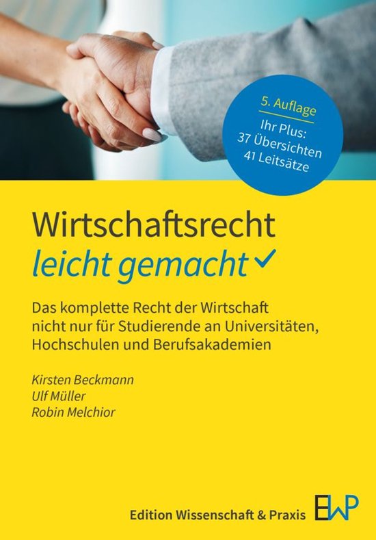 GELBE SERIE – leicht gemacht- Wirtschaftsrecht – leicht  ... - cover