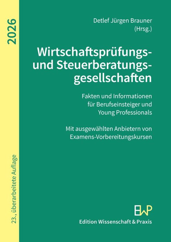 Wirtschaftsprüfungs- und Steuerberatungsgesellschaften 2026 - cover