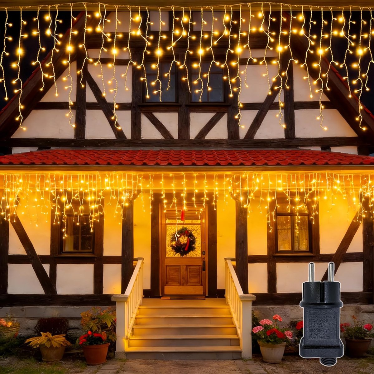 HEZIVO® IJspegelverlichting Buiten - IJspegel Verlichting - Lichtgordijn - Kerstverlichting - 5 m
