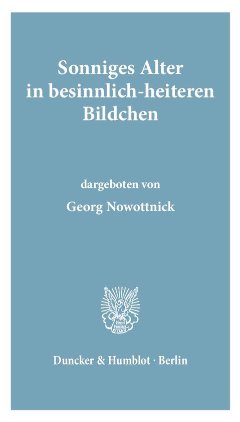 Sonniges Alter in besinnlich-heiteren Bildchen. - cover