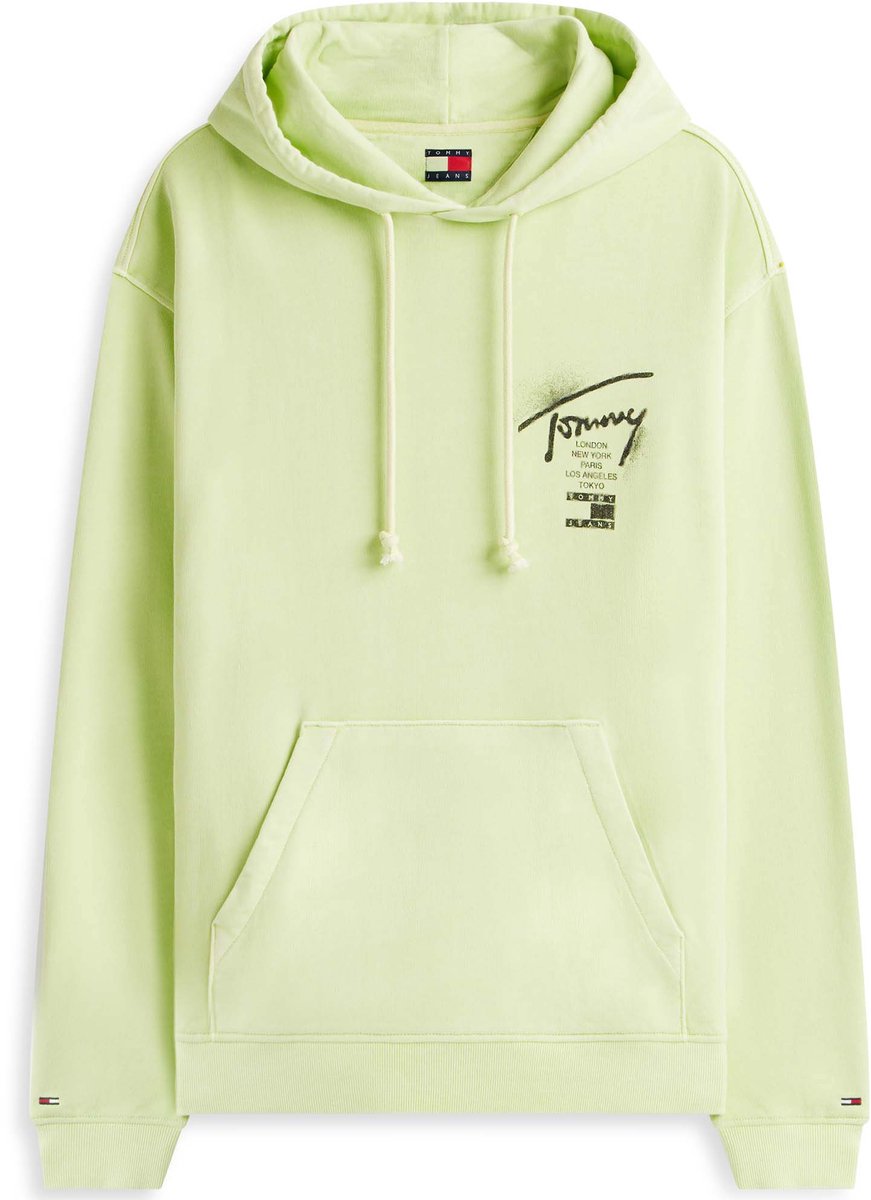 Tommy Jeans Tjm Rlx Neon Wshd Si Sweater - Fashion Wear - Volwassen