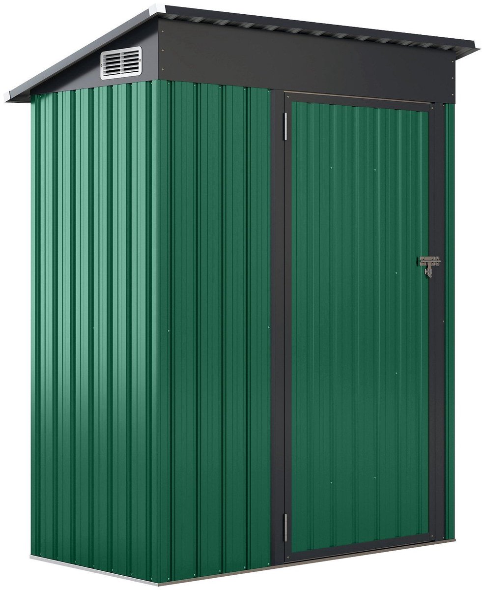 Tuinkast - Opbergkasten met deuren - Tuinhuis - Schuur - Voor buiten - Gereedschap - Groen