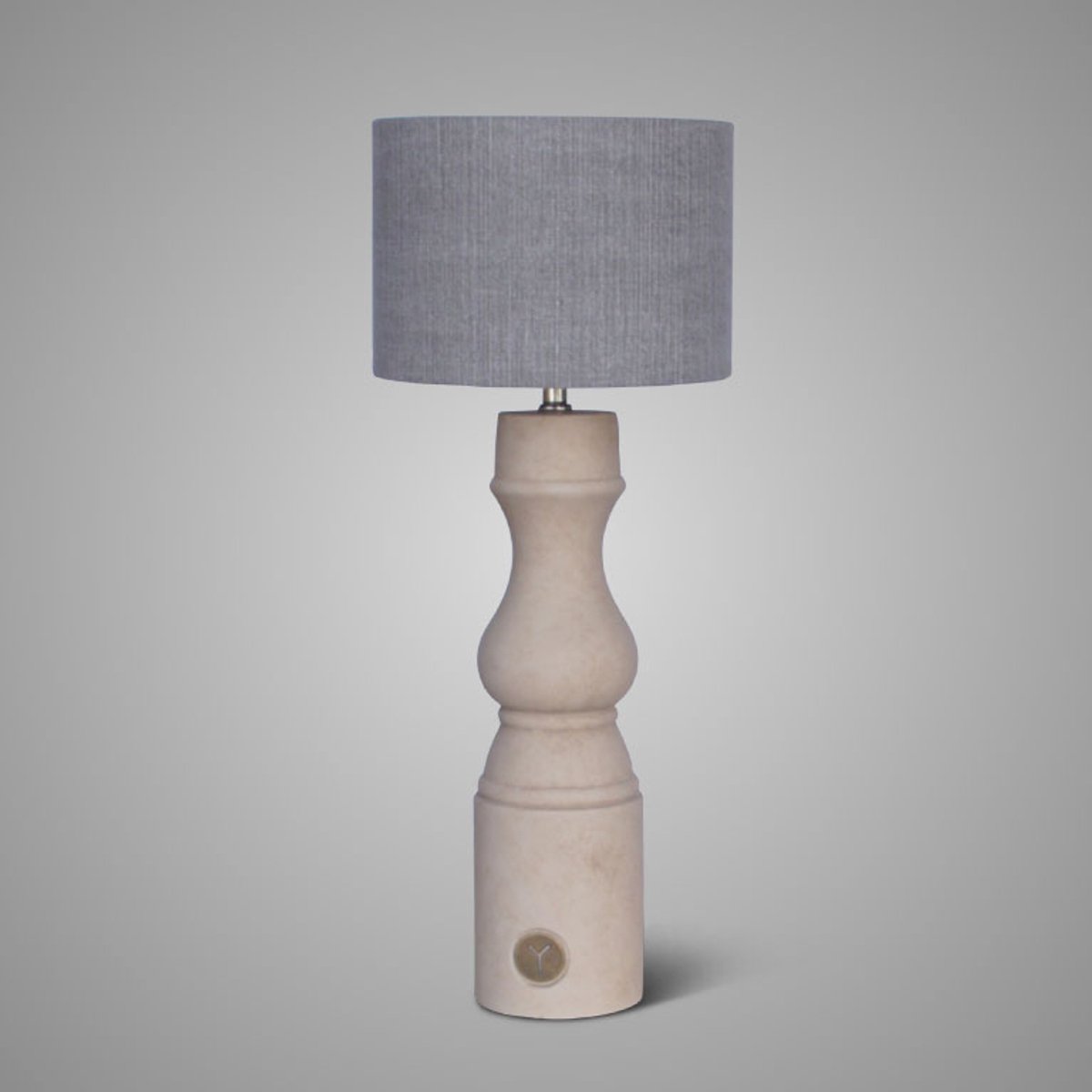Brynxz - Lampenvoet - Tafellamp - Taupe - Aardewerk - M - D.10 H.44