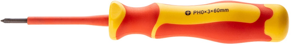 Grupa Topex NEO - Kruiskop Schroevendraaier - PH0 x 60 mm - 1000V - Magnetische Tip
