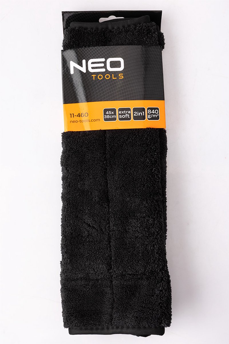NEO Tools drooghanddoek auto - 45x38 cm - extra zacht - hoge absorptie - microvezel