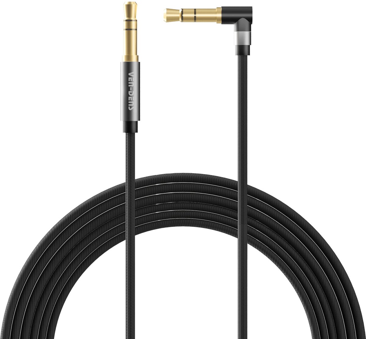 Ven-Dens 3,5 mm AUX-audiokabeladapter (vrouwelijk naar vrouwelijk) voor hoofdtelefoon of smartphone