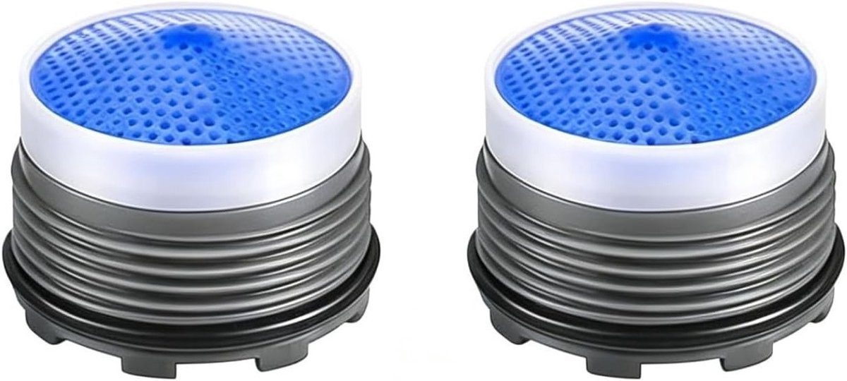 Kraanbeluchters set van 2 met flowregulator, spuitbescherming en filter voor optimale waterstroom