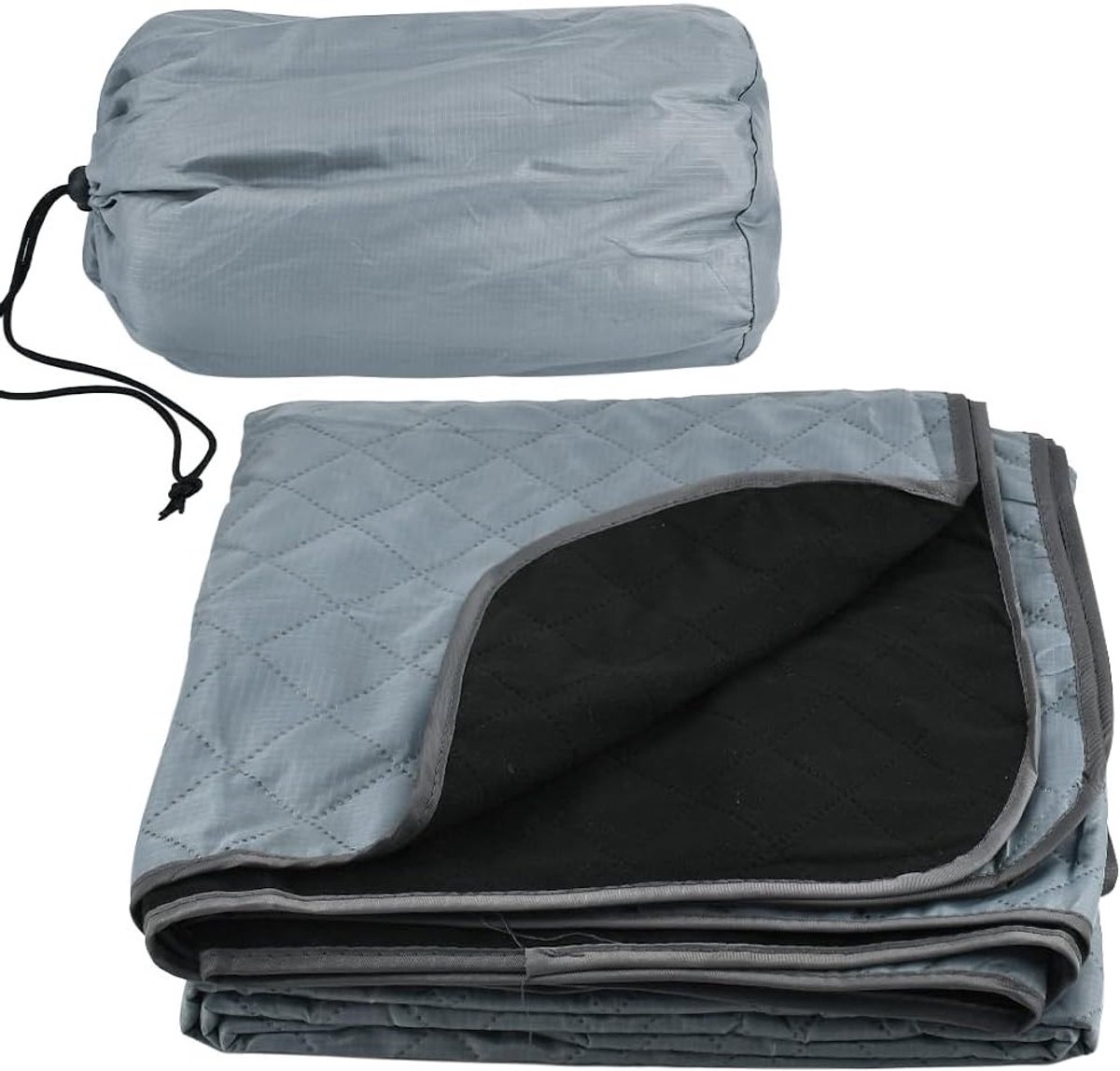 Duurzaam waterdicht fleece dekentje voor buiten, 140 x 200 cm, ideaal voor kamperen, picknicken en reizen, wasmachinebestendig