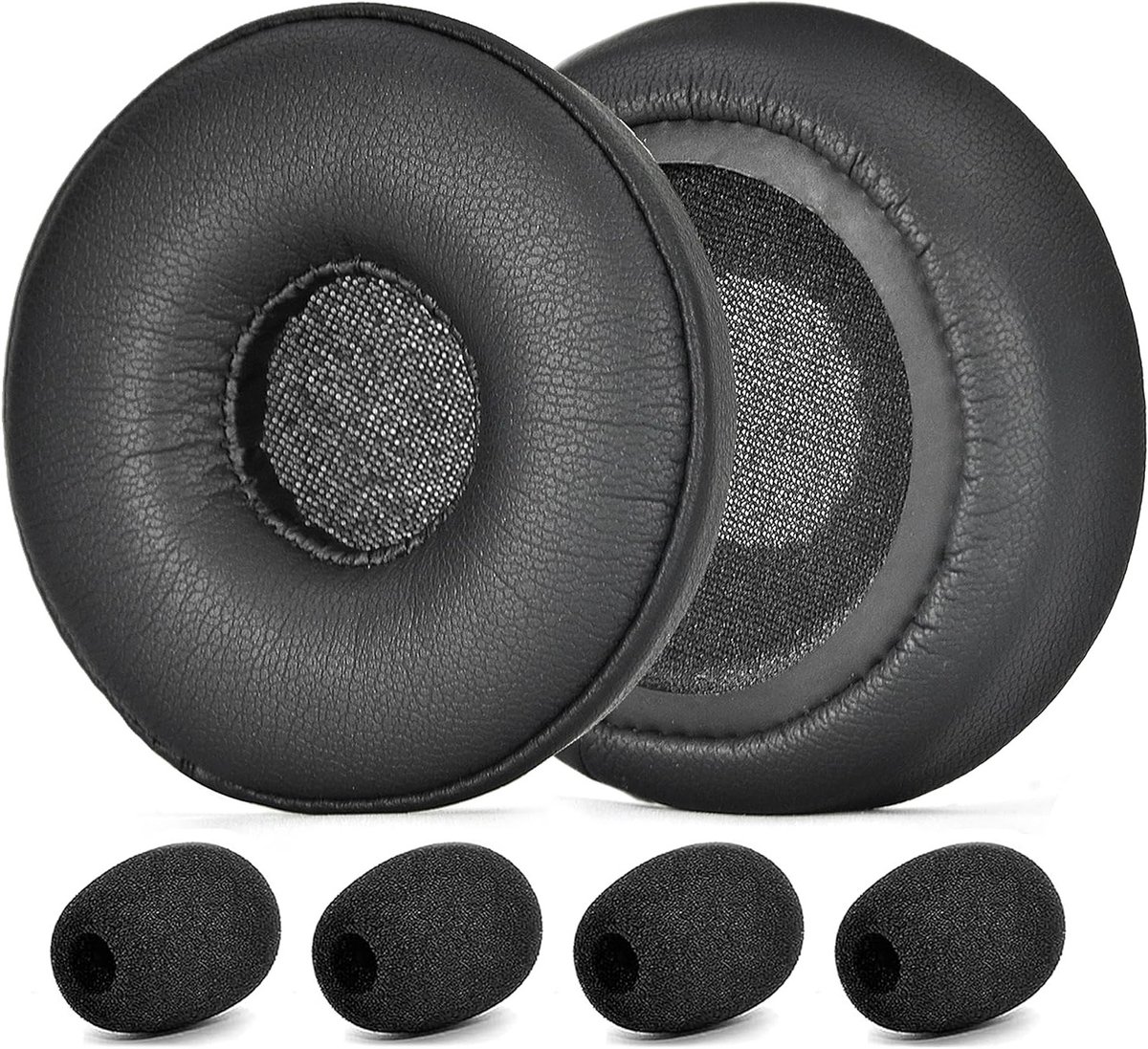 Hoogwaardige Oorkussens en Microfoon Schuimset Vervanging - Geschikt voor Jabra Engage 30 en Engage 50 Headset, Geluidsisolatie en Comfortabele Pasvorm