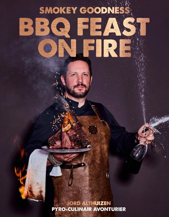 Smokey Goodness BBQ Feast on Fire - cover