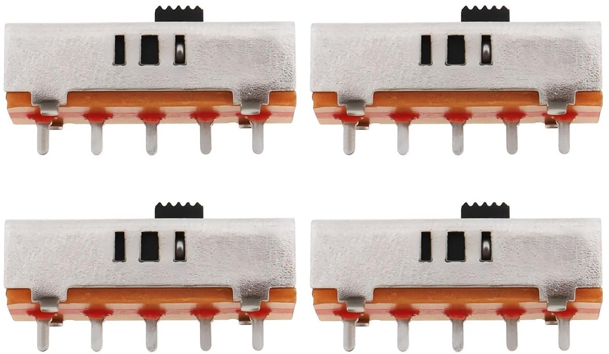 Elektrische Schroevendraaier met Richtingsschakelaar - 4 Stuks, 5-Pins, 3 Versnellingen, Compatibel met IXO en Meer